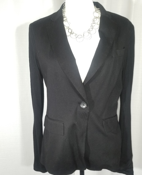 BCBG Maxazria black casual jacket. Size M - Picture 1 of 12